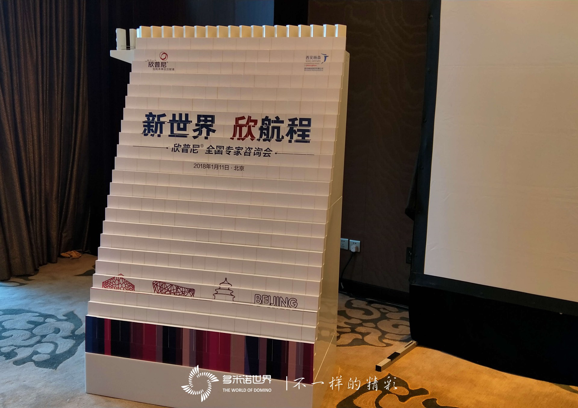 啟動(dòng)激情多米諾, 西安楊森啟動(dòng)儀式